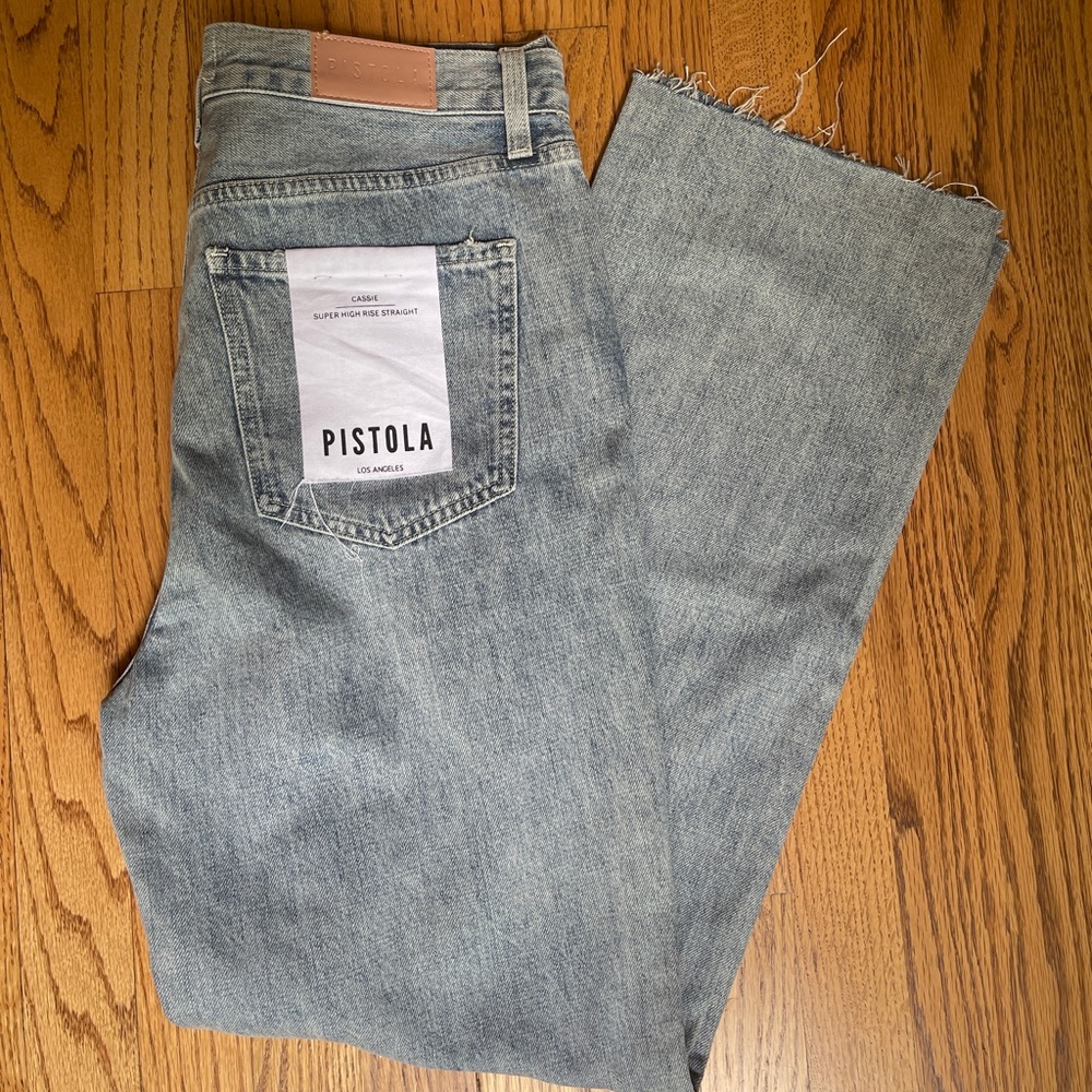 Pistola Cassie High Rise Straight Jeans